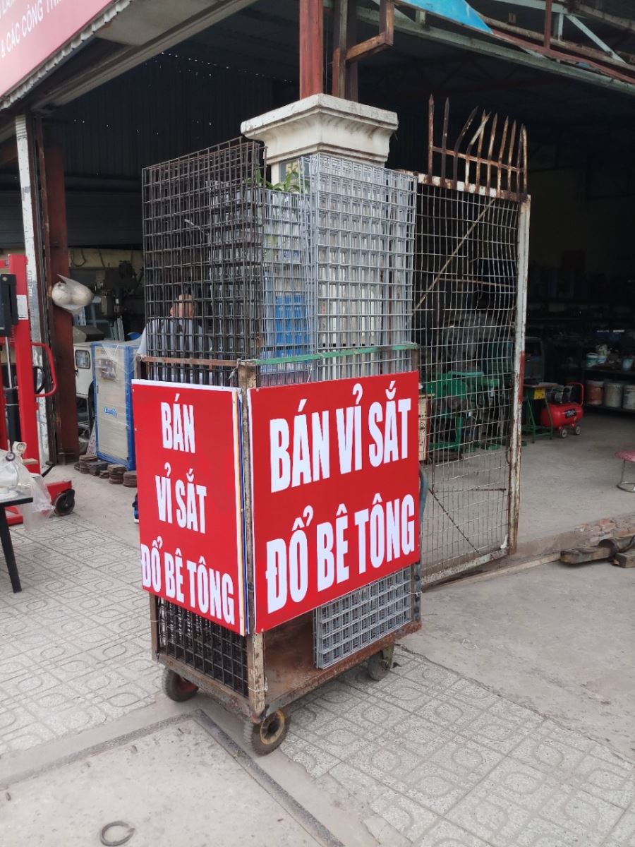 Vỉ sắt đổ bê tông