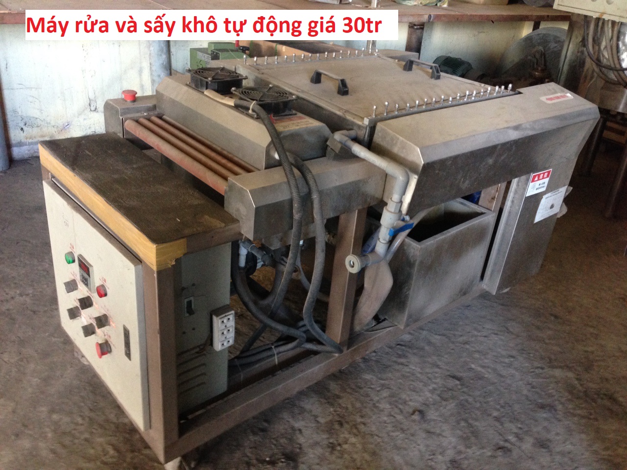 Máy rửa và sấy khô tự động giá 30tr