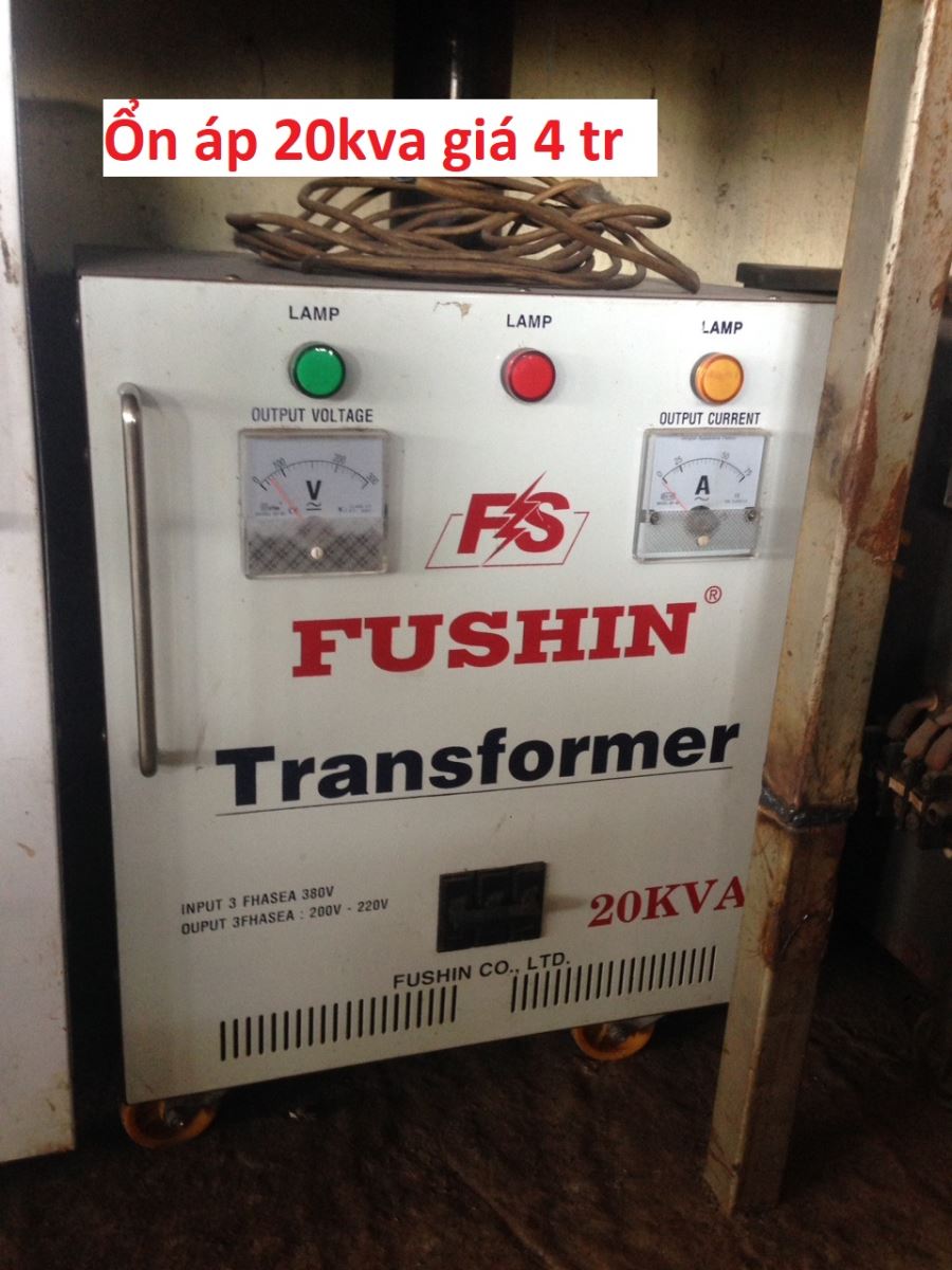 Ổn áp 20kva giá 4tr